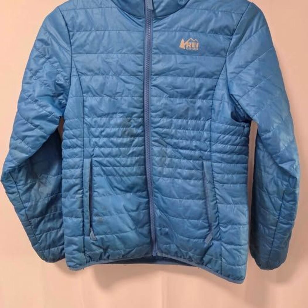 REI Co-op Girls Down Jacket (Has Stains) - Size M (10-12)
